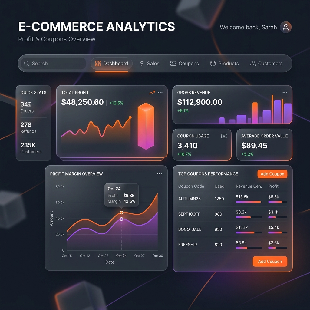 Trendyol Asistan Dashboard Mockup